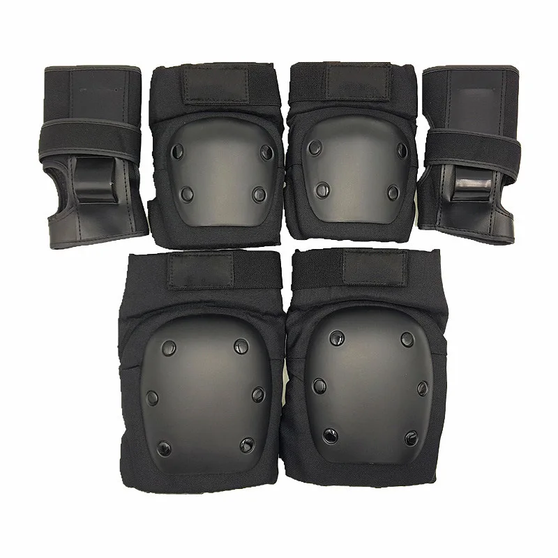 6pcs /Kit Black Velcro Skateboard Ice Roller Skating Protective Gear Elbow Pads Wrist Guard Cycling Riding Knee Protector Kids
6pcs /Kit Black Velcro Skateboard Ice Roller Skating Protective Gear Elbow Pads Wrist Guard Cycling Riding Knee Protector Kids