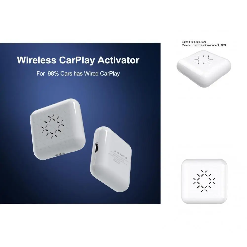 Practical Wired to Wireless Carplay Box Adapter Intelligent Clear Sound Quality Wireless Carplay Dongle
Practical Wired to Wireless Carplay Box Adapter Intelligent Clear Sound Quality Wireless Carplay Dongle