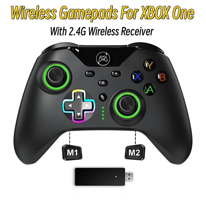 2,4G беспроводные контроллеры для XBOX One светодиодный геймпады джойстик для XBOX One S Series X/S видеоигровая консоль с приемником 2,4G
2,4G беспроводные контроллеры для XBOX One светодиодный геймпады джойстик для XBOX One S Series X/S видеоигровая консоль с приемником 2,4G
