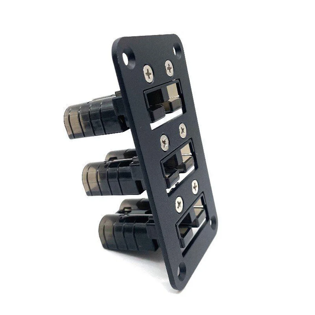 1pc 50A For Anderson Plug Charging Panels Flush Mount Triple Plug Cover SB50 Black For Camper Forklift Electric Vehicle Tractor
1pc 50A For Anderson Plug Charging Panels Flush Mount Triple Plug Cover SB50 Black For Camper Forklift Electric Vehicle Tractor