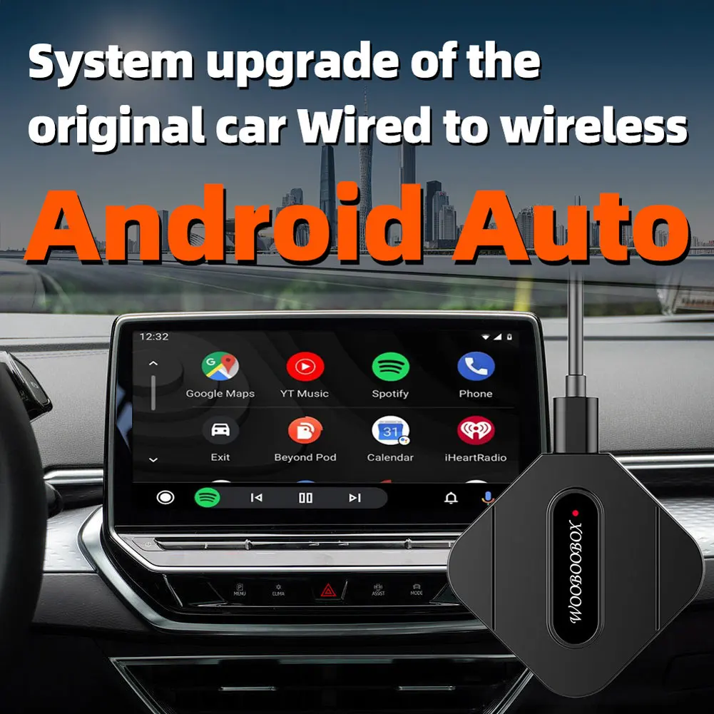 Carplay Android Auto Connector Wired To Wireless Car AI Box 5.0G Bluetooth-compatible 5.0 Plug and Play for Car Wired Carplay
Carplay Android Auto Connector Wired To Wireless Car AI Box 5.0G Bluetooth-compatible 5.0 Plug and Play for Car Wired Carplay