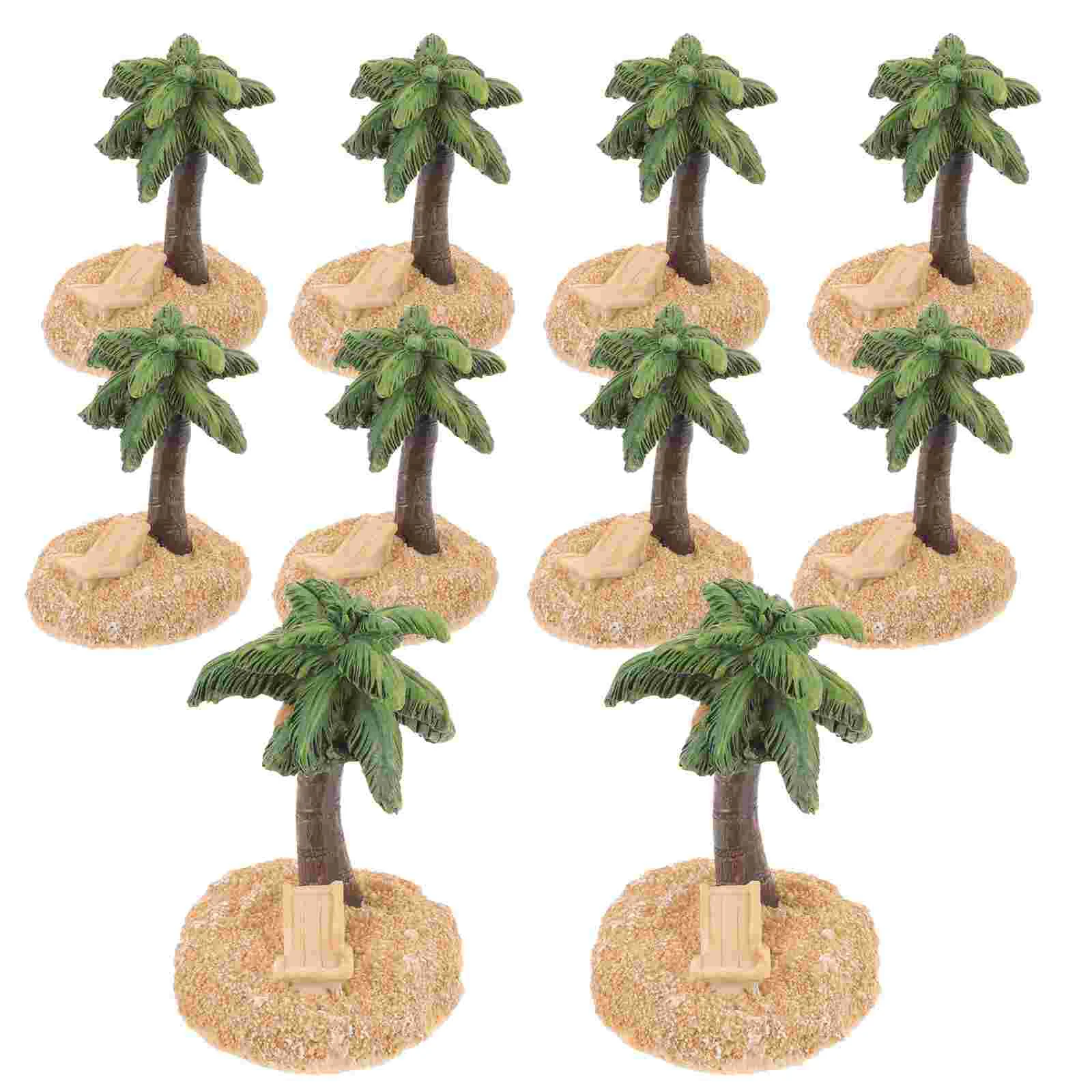 10 Pcs Green Decor Micro Landscape Coconut Tree Resin Summer Simulation Mini Synthetic Miniature
10 Pcs Green Decor Micro Landscape Coconut Tree Resin Summer Simulation Mini Synthetic Miniature