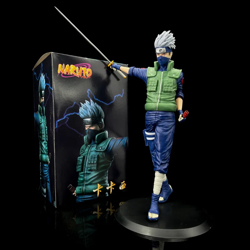 33CM Naruto Hatake Kakashi Statue PVC Action Figure Anime Naruto Shippuden Kakashi GEM Figurine Collectible Model Toy
33CM Naruto Hatake Kakashi Statue PVC Action Figure Anime Naruto Shippuden Kakashi GEM Figurine Collectible Model Toy
