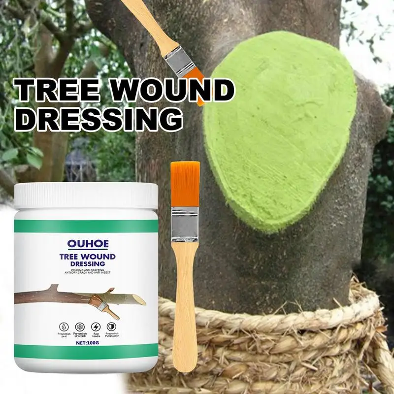 Tree Wound Pruning Sealer Plant Grafting Pruning Sealer With Brush Bonsai Cut Wound Paste Tree Repair Agent Repair Tools 
Tree Wound Pruning Sealer Plant Grafting Pruning Sealer With Brush Bonsai Cut Wound Paste Tree Repair Agent Repair Tools
