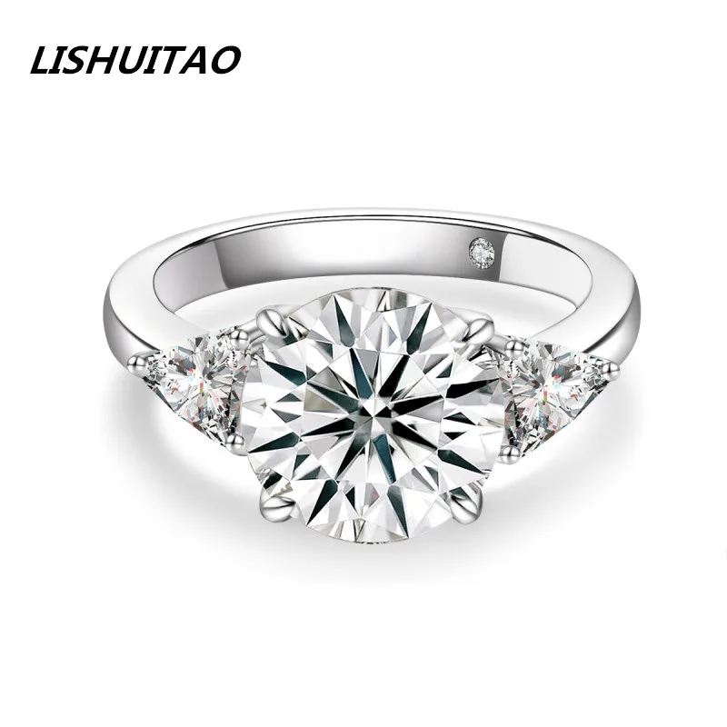 Jewelry for Women 4.6-Carat D Color 100% Moissanite Diamond Engagement 925 Sterling Silver Ring Fine
Jewelry for Women 4.6-Carat D Color 100% Moissanite Diamond Engagement 925 Sterling Silver Ring Fine
