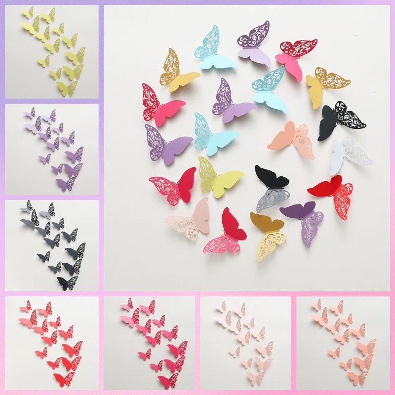 12 Pcs/Set 3D Wall Stickers Hollow Butterfly for Kids Rooms Wall Decor Home Decoration Accessories DIY Mariposas Fridge Stickers
12 Pcs/Set 3D Wall Stickers Hollow Butterfly for Kids Rooms Wall Decor Home Decoration Accessories DIY Mariposas Fridge Stickers