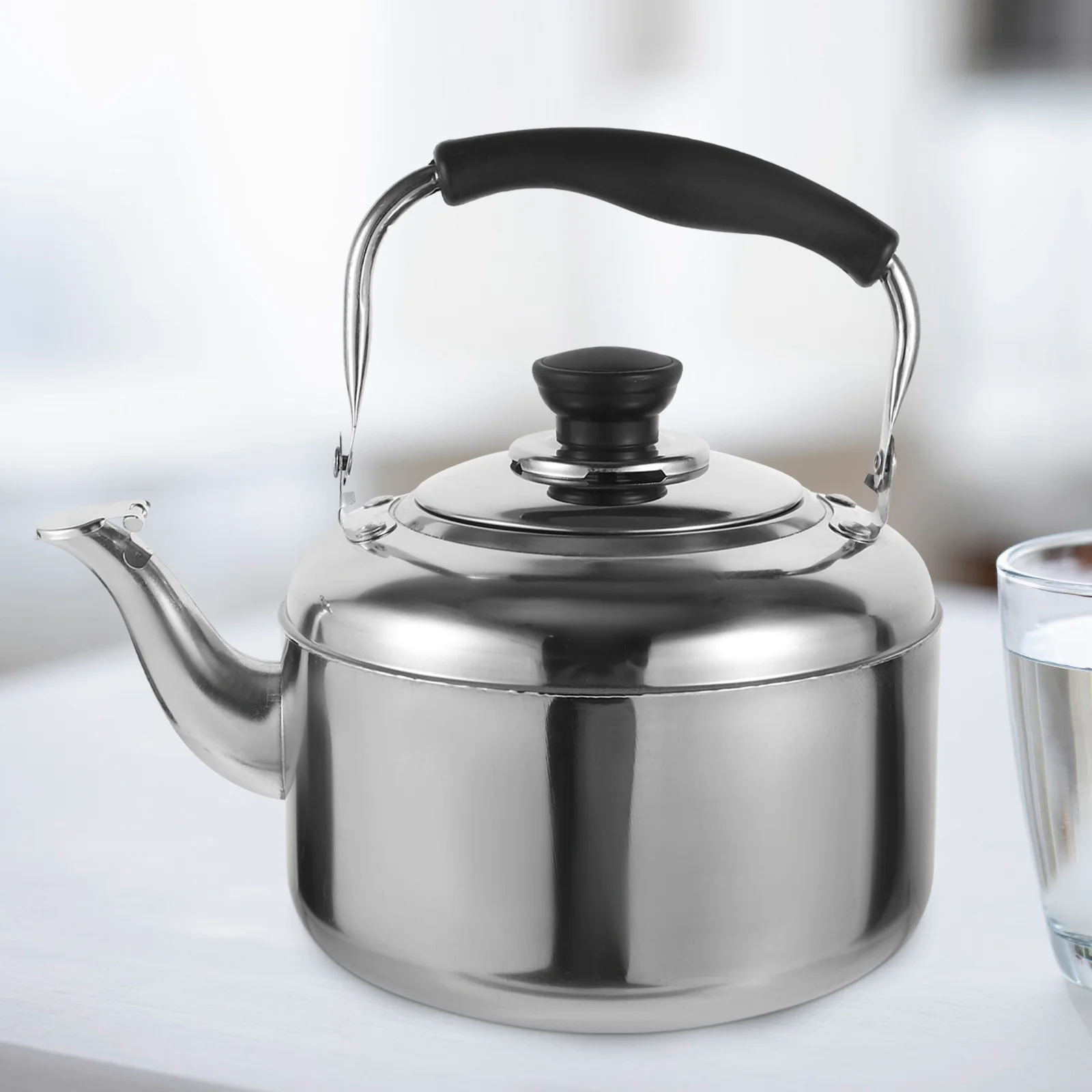 Stainless Steel Kettle Water Heating Stovetop Coffee Pot Kitchen Sounding Boiler Household
Stainless Steel Kettle Water Heating Stovetop Coffee Pot Kitchen Sounding Boiler Household