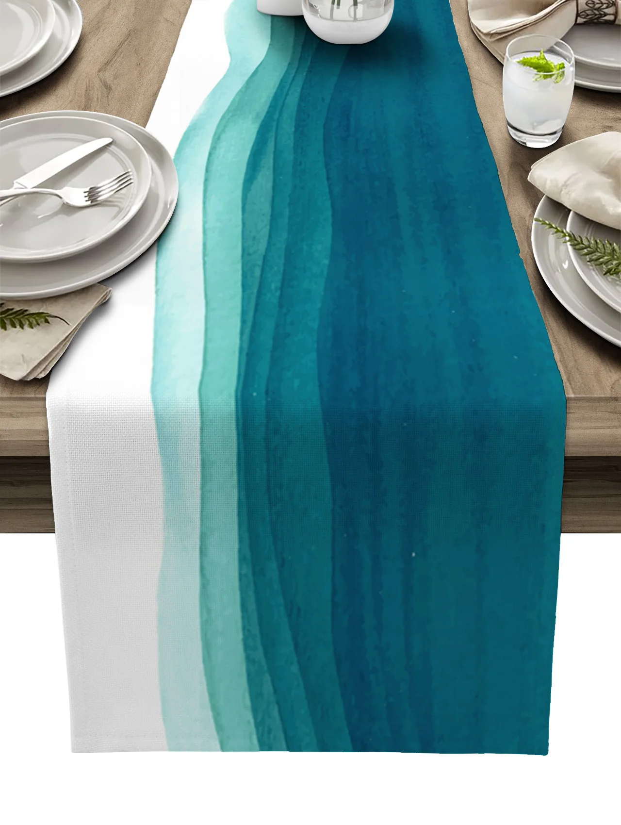 Gradient Watercolor Fresh Table Runner Decoration Home Decor Dinner Table Decoration Table Decor
Gradient Watercolor Fresh Table Runner Decoration Home Decor Dinner Table Decoration Table Decor