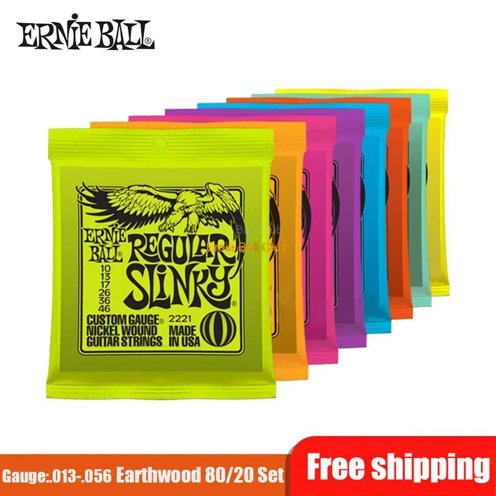 Ernie Ball Electric Guitar Strings Acoustic Strings Set Nickel 2220 2221 2222 2225 Play Real Heavy Metal Rock Guitar Accessory
Ernie Ball Electric Guitar Strings Acoustic Strings Set Nickel 2220 2221 2222 2225 Play Real Heavy Metal Rock Guitar Accessory