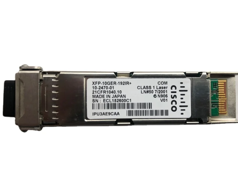 Compatible module XFP-10GER-192IR+ = 10G Gigabit 1550nm 40KM XFP optical fiber module
Compatible module XFP-10GER-192IR+ = 10G Gigabit 1550nm 40KM XFP optical fiber module
