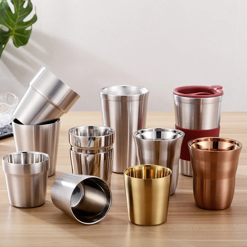 175ml Double Stainless Steelinsulation Beer Cup Household Office Bar Water Drinks Coffee Tumbler Tea Milk Mugs Kitchen Drinkware
175ml Double Stainless Steelinsulation Beer Cup Household Office Bar Water Drinks Coffee Tumbler Tea Milk Mugs Kitchen Drinkware