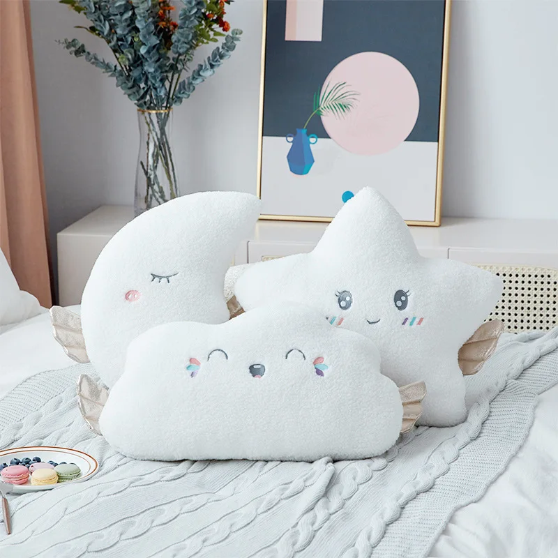 Children's toys white ins cloud pillow plush toys Nordic five pointed star sofa cushion toy children's room decoration
Children's toys white ins cloud pillow plush toys Nordic five pointed star sofa cushion toy children's room decoration