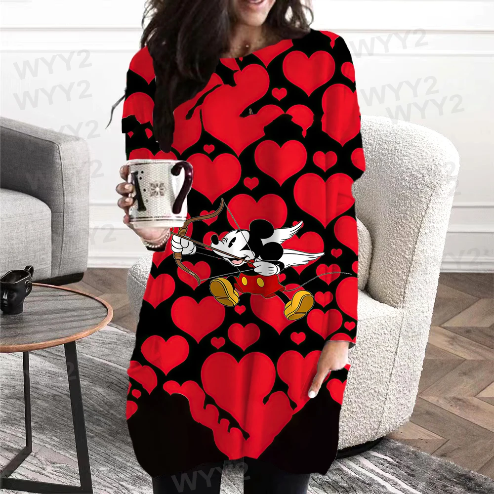 New Disney Mickey and Minnie Print Women's Fashion Pocket Long Sleeve Shirt Spring Autumn Women's Hoodless Top Harajuku y2k
New Disney Mickey and Minnie Print Women's Fashion Pocket Long Sleeve Shirt Spring Autumn Women's Hoodless Top Harajuku y2k