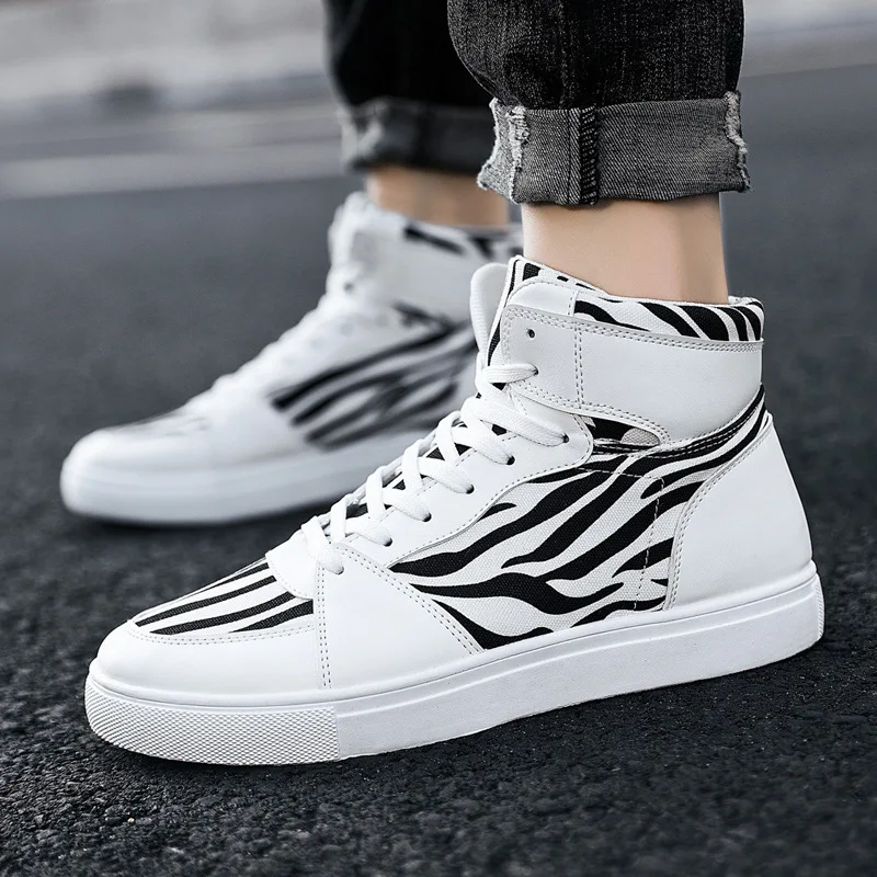 Men Fashion Sneakers Striped Canvas Casual Shoes High Quality High Top Sneaker Men Vulcanize Shoes Tenis Masculino Plus Size 47
Men Fashion Sneakers Striped Canvas Casual Shoes High Quality High Top Sneaker Men Vulcanize Shoes Tenis Masculino Plus Size 47