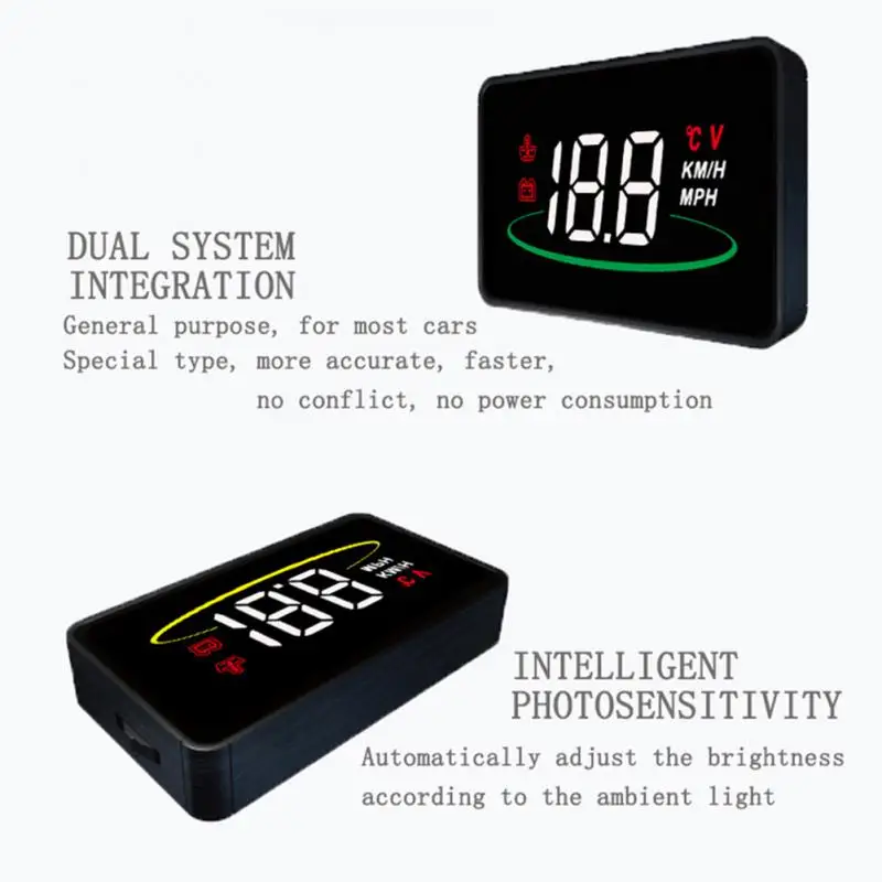 Head-up Display Universal L2 Atmosphere Light Color-changing Multifunctional Hud Head Up Display Car Accessories Car Display
Head-up Display Universal L2 Atmosphere Light Color-changing Multifunctional Hud Head Up Display Car Accessories Car Display