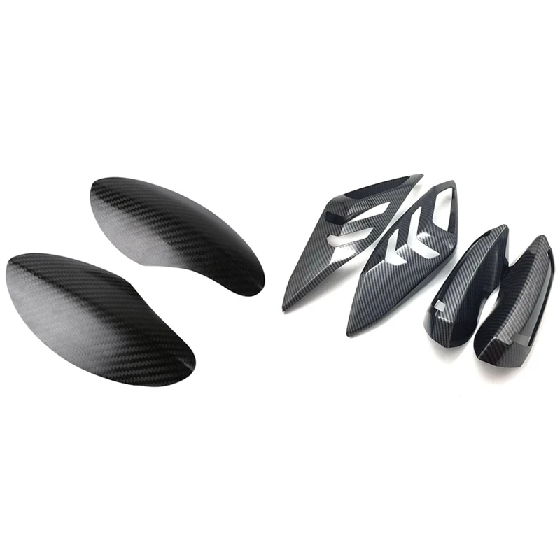 2 Pairs Car Accessories: 1 Pair Real Carbon Fiber Protective Guard Cover & 1 Pair Protective Cap Turn Signal, Lamp Light
2 Pairs Car Accessories: 1 Pair Real Carbon Fiber Protective Guard Cover & 1 Pair Protective Cap Turn Signal, Lamp Light