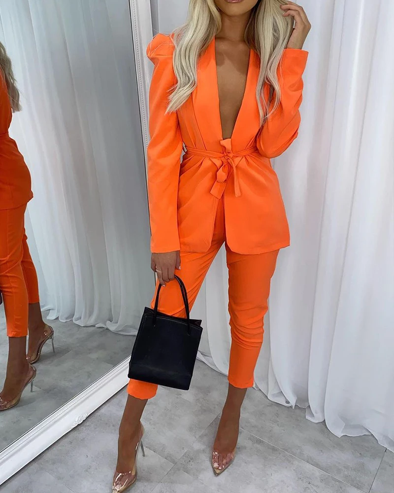 2022 Autumn Women's New Women's Two-piece Suit, Temperament Commuter Green Fruit Collar Suit Jacket Pants Suit
2022 Autumn Women's New Women's Two-piece Suit, Temperament Commuter Green Fruit Collar Suit Jacket Pants Suit