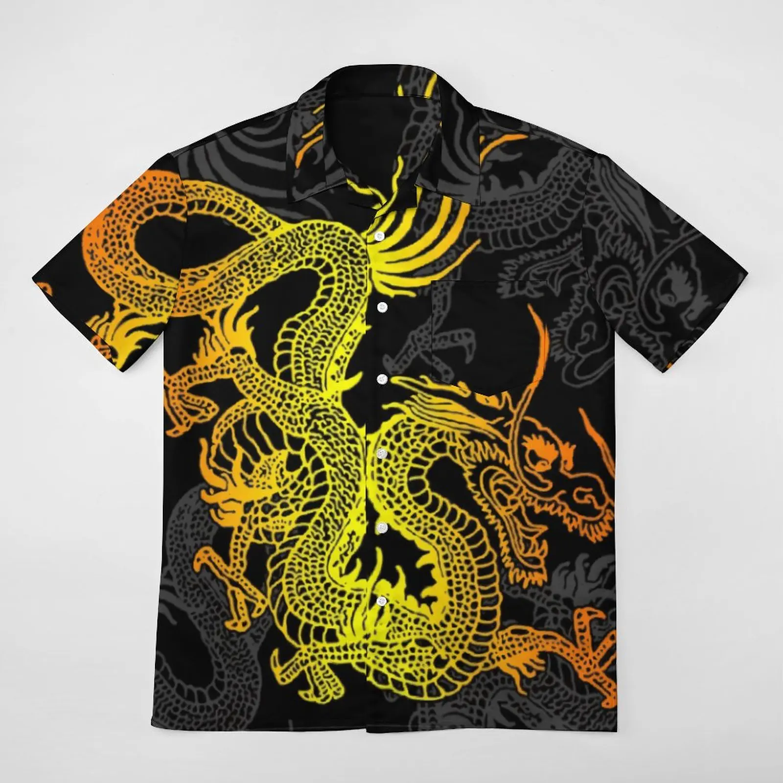 A Short Sleeved Shirt Golden Chinese Dragon Pattern_45558335 Top Tee Pantdress Vintage FunnySwimming USA Size
A Short Sleeved Shirt Golden Chinese Dragon Pattern_45558335 Top Tee Pantdress Vintage FunnySwimming USA Size