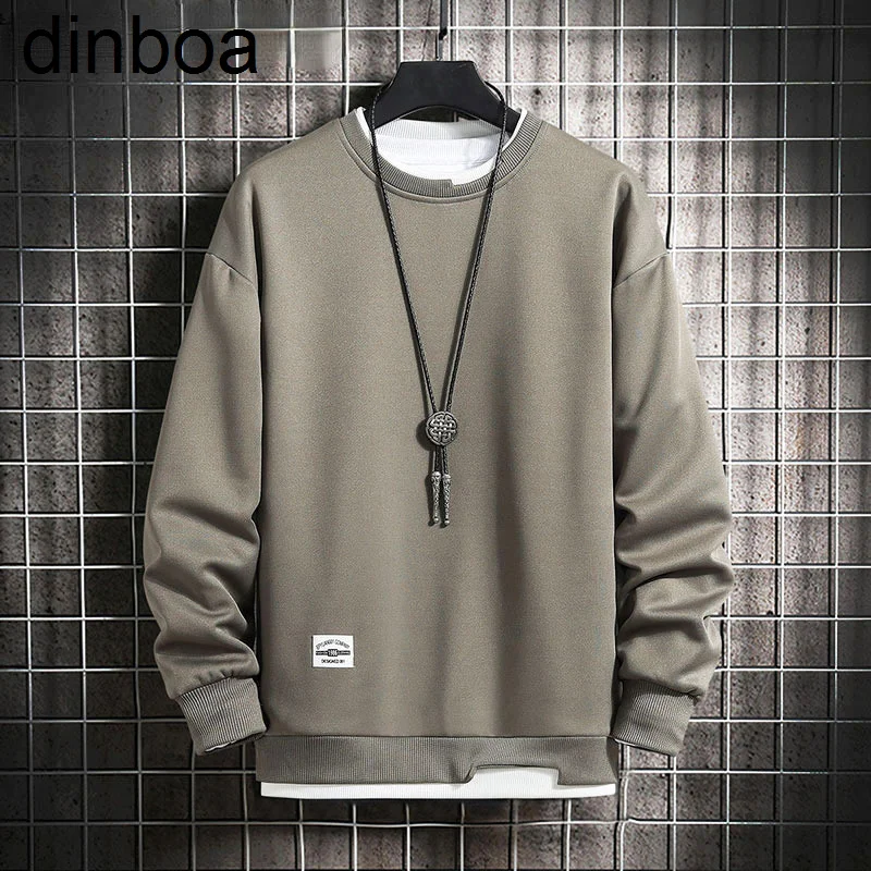 Dinboa-2022 Новые мужские повседневные толстовки с капюшоном, мужские искусственные двойки, разные цвета, Y2k, с круглым вырезом, модные мужские св...
Dinboa-2022 Новые мужские повседневные толстовки с капюшоном, мужские искусственные двойки, разные цвета, Y2k, с круглым вырезом, модные мужские св...