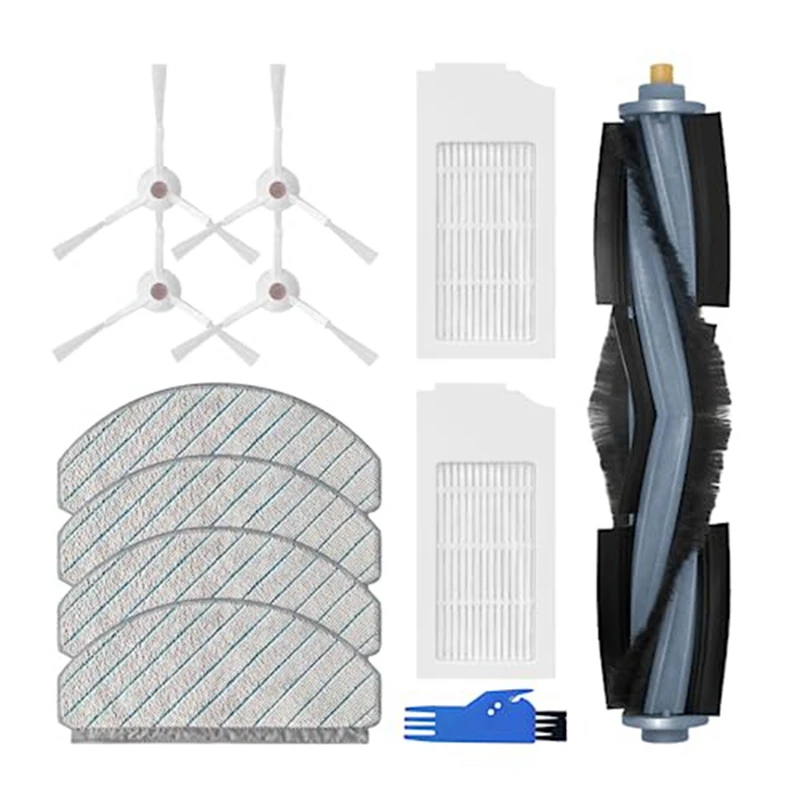 1Set Parts Accessories Fit For Ecovacs Deebot T10+, Main Brush, Filters, Side Brushes, Mop Cloths, Brush Cleaning Tool
1Set Parts Accessories Fit For Ecovacs Deebot T10+, Main Brush, Filters, Side Brushes, Mop Cloths, Brush Cleaning Tool