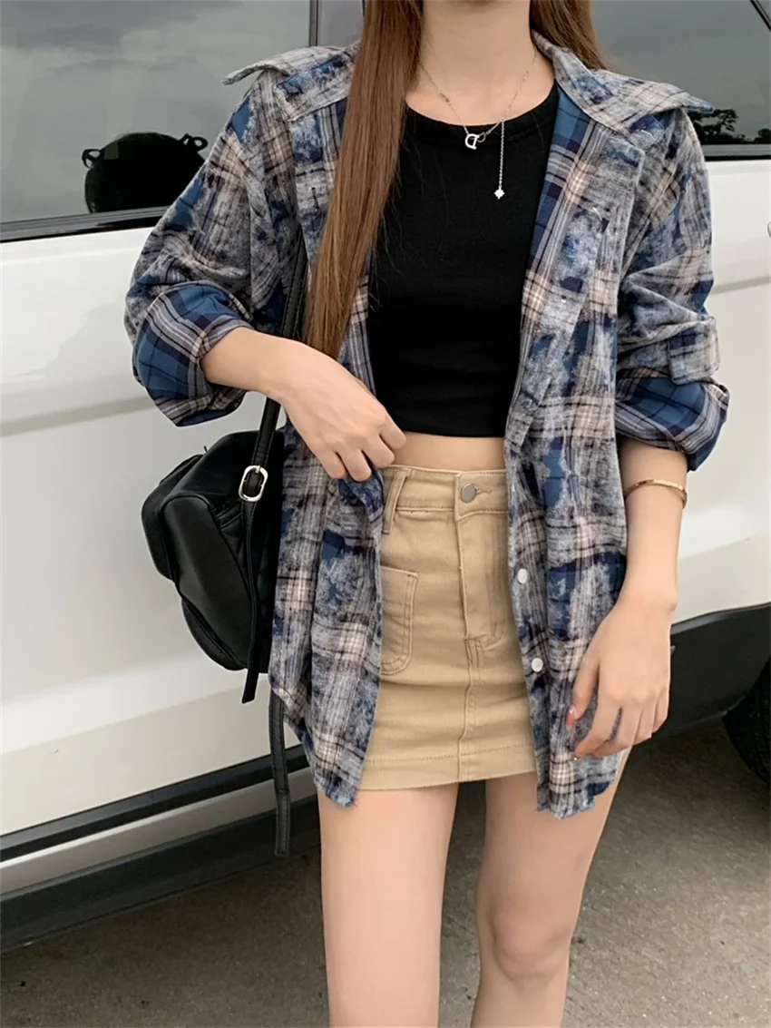 Alien Kitty Stylish Plaid Shirts Women Chic Loose Daily Autumn Vintage Office Lady 2023 High Street New Full Sleeve High Street
Alien Kitty Stylish Plaid Shirts Women Chic Loose Daily Autumn Vintage Office Lady 2023 High Street New Full Sleeve High Street