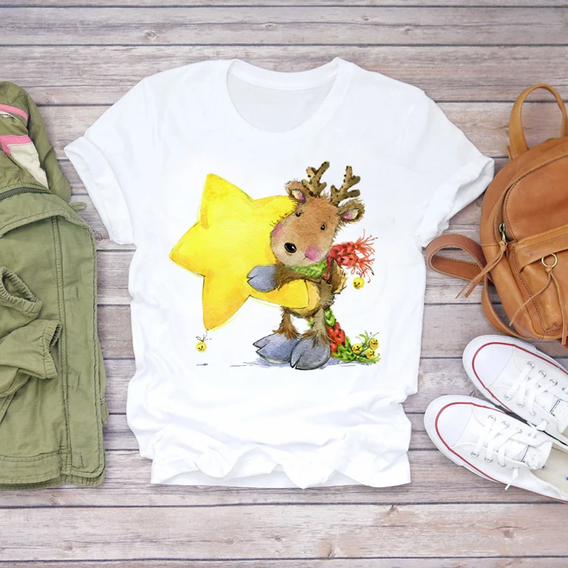 Women's T Shirt Cartoon Pattern Short Sleeve Cute Kawaii Ladies Harajuku Hot Sale Pattern T Shirt Top Women O Neck Short T Shirt
Women's T Shirt Cartoon Pattern Short Sleeve Cute Kawaii Ladies Harajuku Hot Sale Pattern T Shirt Top Women O Neck Short T Shirt
