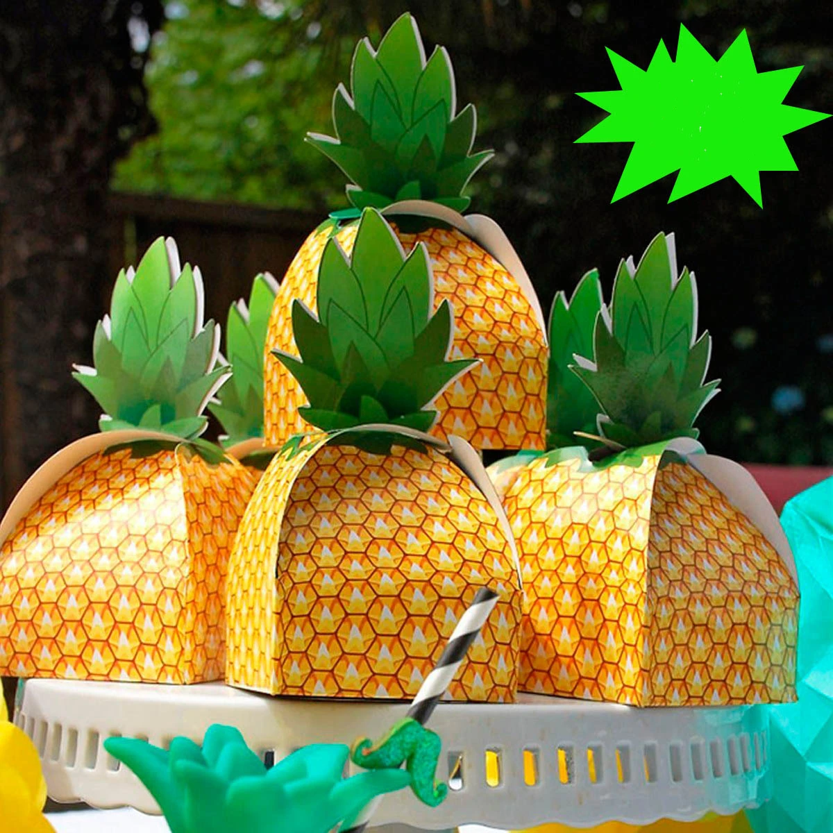 6Pcs Pineapple Styling Wedding Candy Box Hawaiian Festival Gift Box Birthday Celebration Party Candy Box
6Pcs Pineapple Styling Wedding Candy Box Hawaiian Festival Gift Box Birthday Celebration Party Candy Box