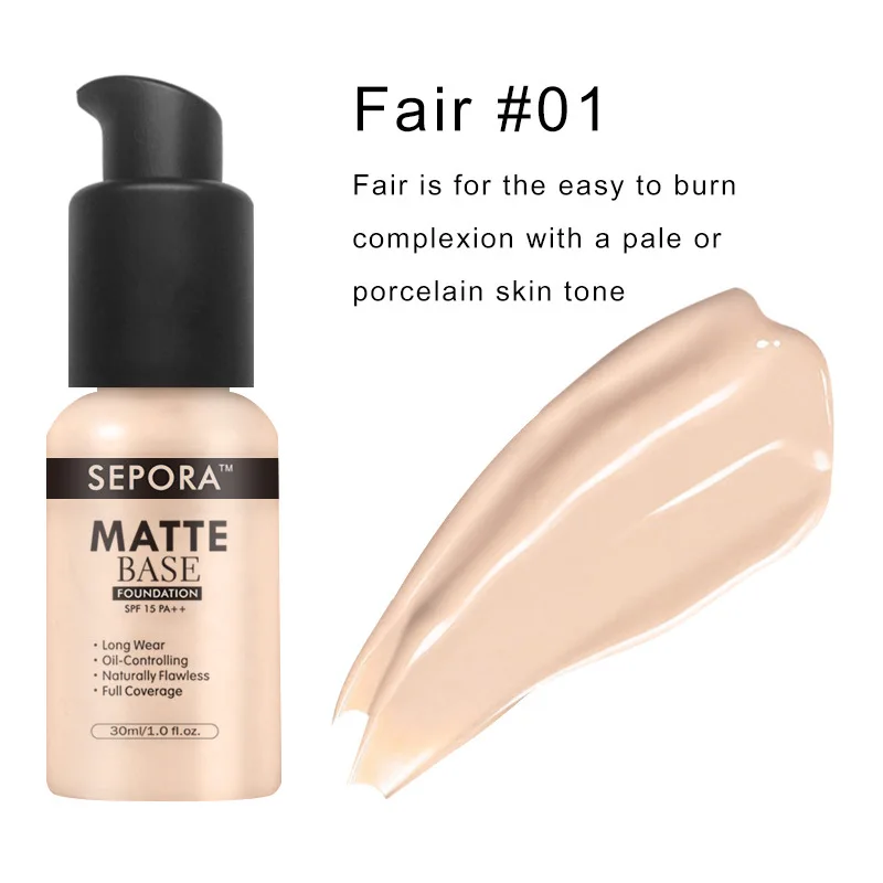 30ml Matte Makeup Foundation Cream For Face Professional Concealing Eye Dark Circle Liquid Long-lasting Corrector Cream Cosmetic
30ml Matte Makeup Foundation Cream For Face Professional Concealing Eye Dark Circle Liquid Long-lasting Corrector Cream Cosmetic