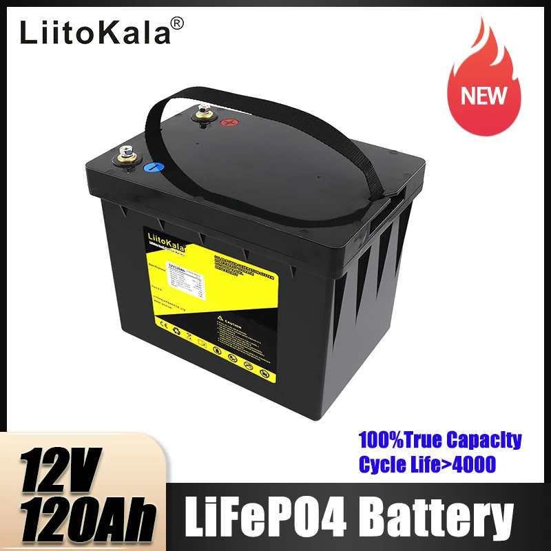Liitokala New Class A 12V 120Ah12.8V Lithium Battery Pack Power 4000 Times For RV Camper Golf Cart Off-Road Off-Grid Solar Wind
Liitokala New Class A 12V 120Ah12.8V Lithium Battery Pack Power 4000 Times For RV Camper Golf Cart Off-Road Off-Grid Solar Wind