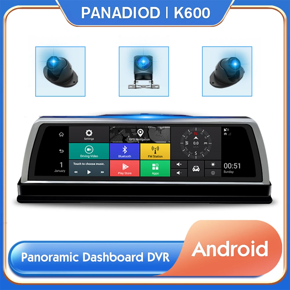 Dash Cam 4 Channel Car DVR Camera WIFI 10" IPS For Auto 4G Android ADAS GPS Navigation Full HD 1080P Video Recorder
Dash Cam 4 Channel Car DVR Camera WIFI 10" IPS For Auto 4G Android ADAS GPS Navigation Full HD 1080P Video Recorder