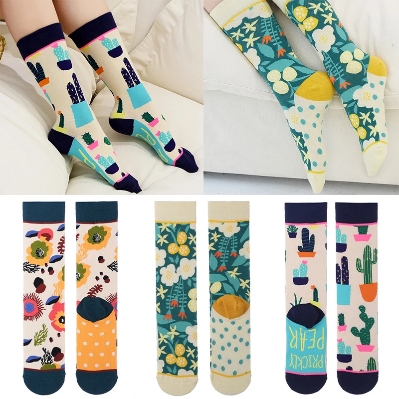 Autumn and winter socks women's stockings plant cactus cotton socks personality fashion straight trendy socks Cute Socks
Autumn and winter socks women's stockings plant cactus cotton socks personality fashion straight trendy socks Cute Socks