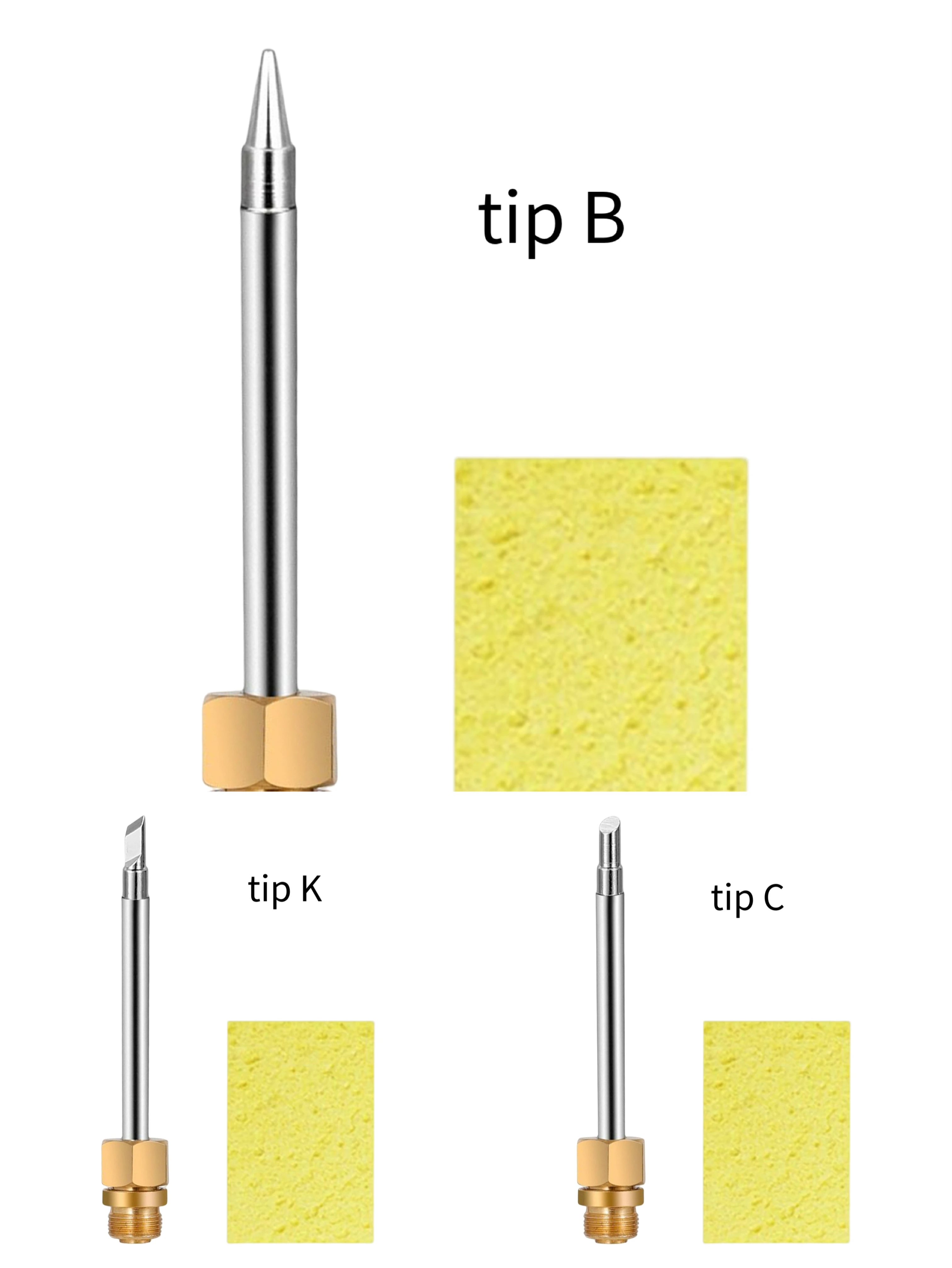 3PCS Soldering Iron Tips 8W Welding Tips Replacement Mini Replacement Tips Rework Accessories Tool Parts Iron Tips Welding Tips
3PCS Soldering Iron Tips 8W Welding Tips Replacement Mini Replacement Tips Rework Accessories Tool Parts Iron Tips Welding Tips