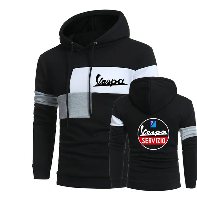 2021 New Vespa Logo Splice Pullover Customize Hoodies Male Harajuku Sweatshirts Man's Cotton Hip Hop Coats
2021 New Vespa Logo Splice Pullover Customize Hoodies Male Harajuku Sweatshirts Man's Cotton Hip Hop Coats