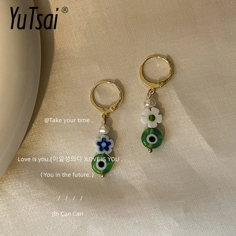 YUTSAI Fashion Alloy Green Glass Flower Earrings Imitation Pearl Hoop Earrings for Women Jewelry Gifts YT813
YUTSAI Fashion Alloy Green Glass Flower Earrings Imitation Pearl Hoop Earrings for Women Jewelry Gifts YT813