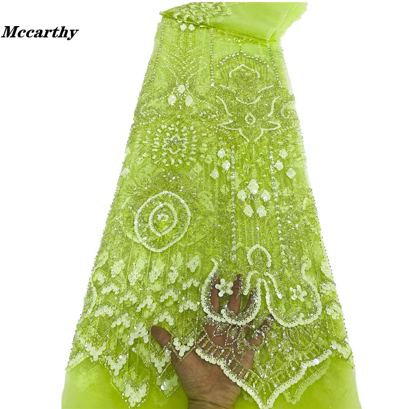 Mccarthy African French Handmade Beaded Lace Fabric 2022 High Quality Sequin Bridal Nigerian Wedding Dress Lace For Woman Sewing
Mccarthy African French Handmade Beaded Lace Fabric 2022 High Quality Sequin Bridal Nigerian Wedding Dress Lace For Woman Sewing