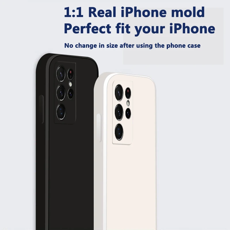 Original Square Liquid Silicone Case for Samsung Galaxy S21 S20 S22 Ultra Plus FE A72 A71 A70 A52 A51 A50 A42 A32 4G 5G Cover
Original Square Liquid Silicone Case for Samsung Galaxy S21 S20 S22 Ultra Plus FE A72 A71 A70 A52 A51 A50 A42 A32 4G 5G Cover