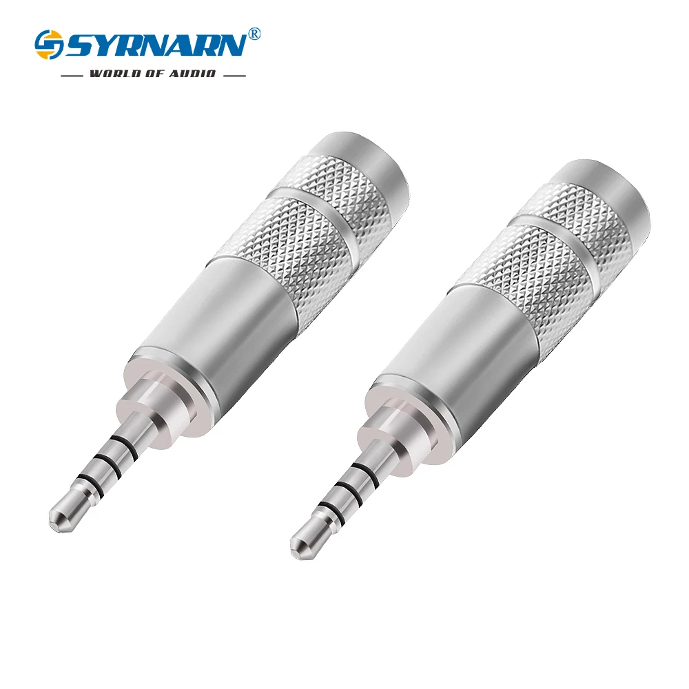 SYRNARN 2.5mm Audio Jack 4 Pole Earphone Plug AK100ii 120ii 240 380 Balance Solder Wire Connector HiFi Headphone Splice Adapter
SYRNARN 2.5mm Audio Jack 4 Pole Earphone Plug AK100ii 120ii 240 380 Balance Solder Wire Connector HiFi Headphone Splice Adapter