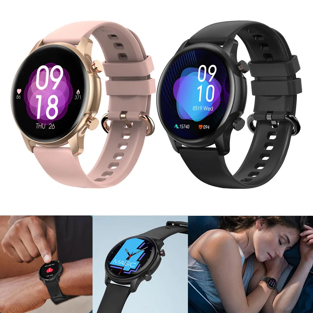 Смарт-часы Kospet Magic-4 с Bluetooth, цветной экран 1,32 дюйма, водостойкие до 5 АТМ, наручные часы с монитором сна, Модный женский умный Браслет
Смарт-часы Kospet Magic-4 с Bluetooth, цветной экран 1,32 дюйма, водостойкие до 5 АТМ, наручные часы с монитором сна, Модный женский умный Браслет