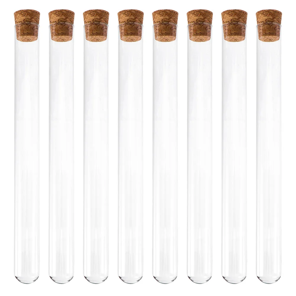 8 Pcs Glass Test Tube Liquid Container Clear Plastic Containers Sample Storage Lid Cylinder Flat Mouth Tubes
8 Pcs Glass Test Tube Liquid Container Clear Plastic Containers Sample Storage Lid Cylinder Flat Mouth Tubes