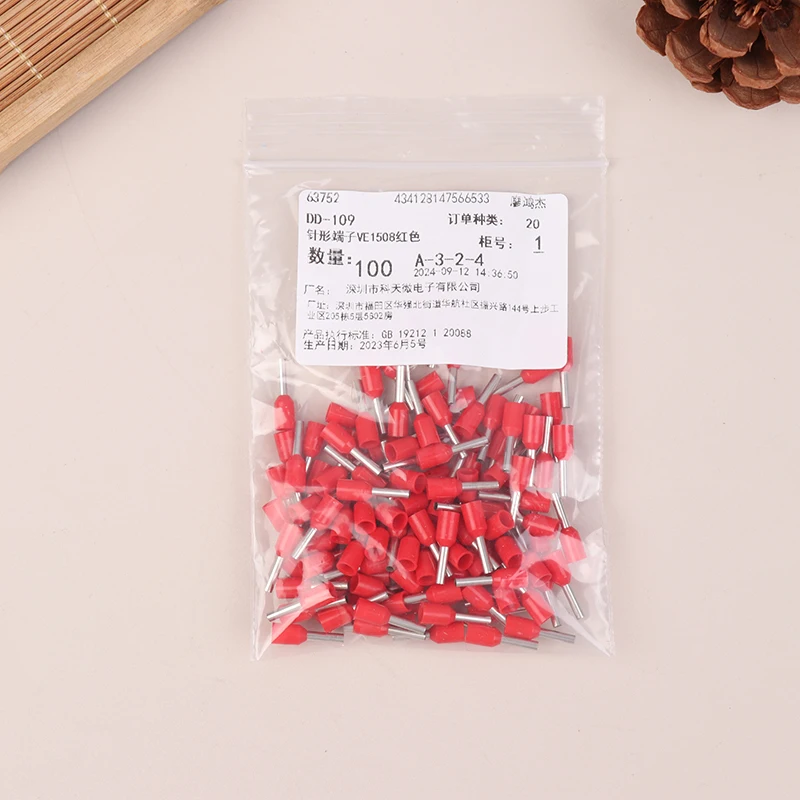 Клеммы HELTC VE0508, 7508, 1008, 1508, 2508 (100 шт.) 
Клеммы HELTC VE0508, 7508, 1008, 1508, 2508 (100 шт.)