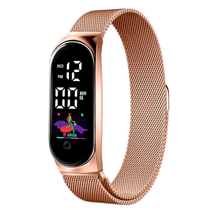 LED Electronic Watch Magnetic Buckle Elegant Ladies Stainless Steel Band Sport Watch Luxury Women Watch Bracelet Watch Milanese
LED Electronic Watch Magnetic Buckle Elegant Ladies Stainless Steel Band Sport Watch Luxury Women Watch Bracelet Watch Milanese