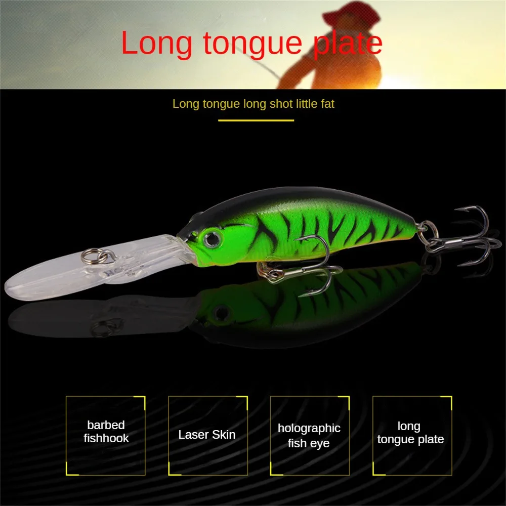 High-quality Hard Lure Long Tongue Plate Bait Floating Middle-swimming Fish Fake Bait Fishing Lure
High-quality Hard Lure Long Tongue Plate Bait Floating Middle-swimming Fish Fake Bait Fishing Lure