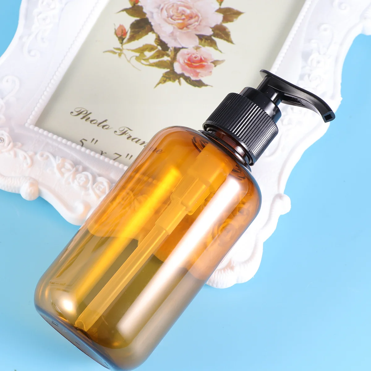 Pump Dispenser Bottles Bottle Shampoo Amber Lotion Soap Liquid Empty Refillable Bathroom Countertop Hand Storage Containers 
Pump Dispenser Bottles Bottle Shampoo Amber Lotion Soap Liquid Empty Refillable Bathroom Countertop Hand Storage Containers