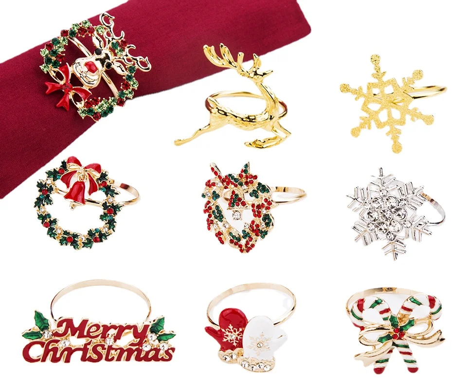 Christmas Napkin Rings Bow Flower Wreath Christmas Table Decoration Hotel Dinning Room Table Christmas Napkin Buckle Dropship
Christmas Napkin Rings Bow Flower Wreath Christmas Table Decoration Hotel Dinning Room Table Christmas Napkin Buckle Dropship