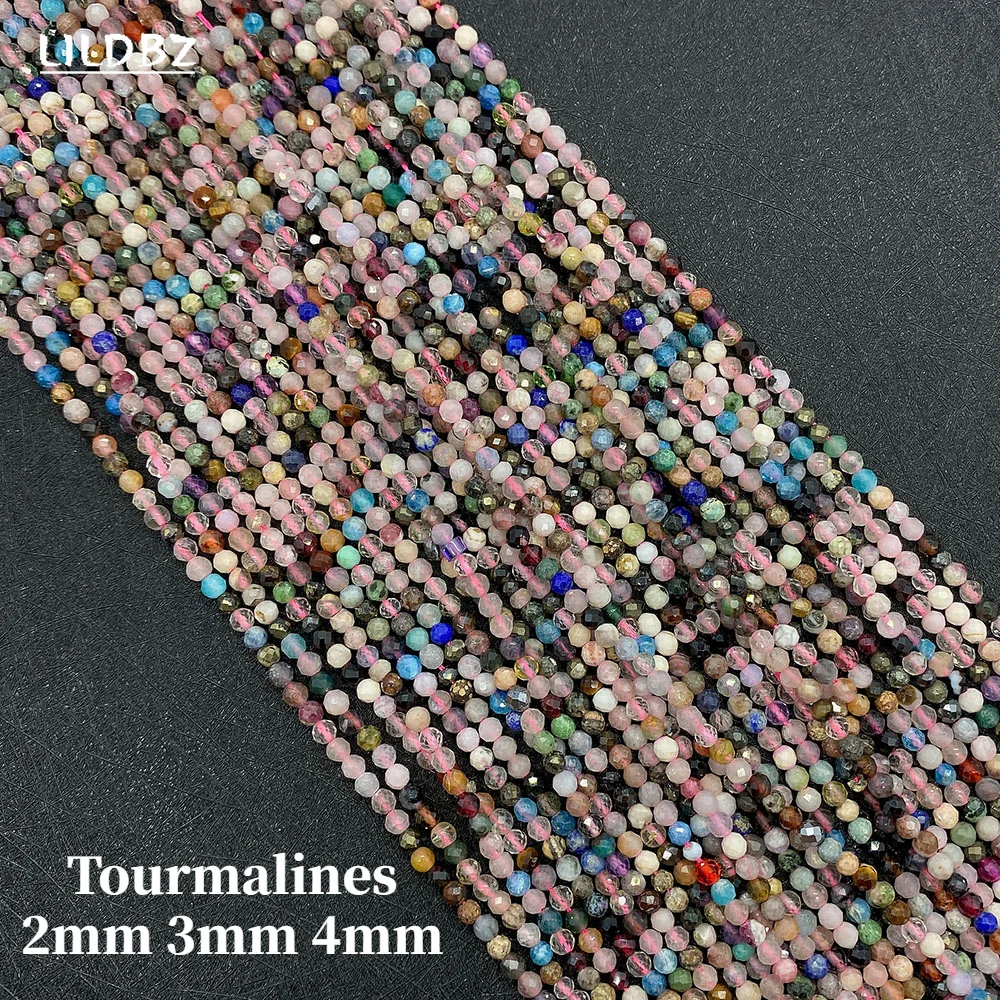 2mm 3mm 4mm Natural Stone Tourmalines Faceted Exquisite Beads for Jewelry Making DIY Necklace Bracelet Jewelry Accessories 38cm
2mm 3mm 4mm Natural Stone Tourmalines Faceted Exquisite Beads for Jewelry Making DIY Necklace Bracelet Jewelry Accessories 38cm
