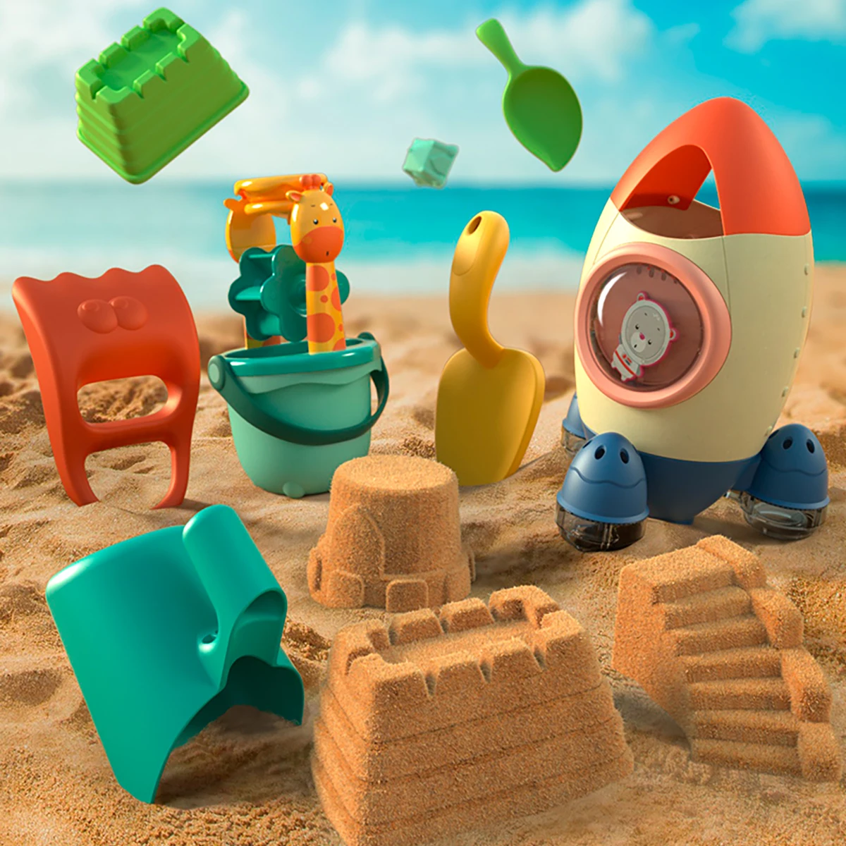 Children Beach Toy Set Shovel and Bucket Baby Sand Digging Tool Sand Castle Castle Outdoor Seaside Children Toys
Children Beach Toy Set Shovel and Bucket Baby Sand Digging Tool Sand Castle Castle Outdoor Seaside Children Toys