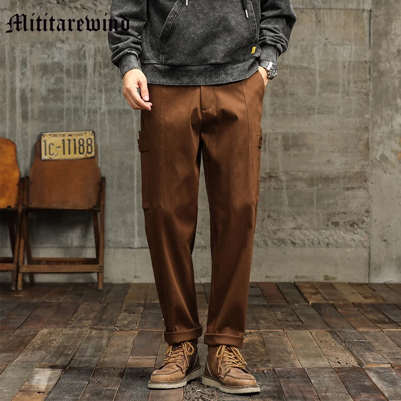 Брюки-карго мужские с эластичным поясом, винтажные большие повседневные штаны, Молодежная уличная одежда в стиле хип-хоп, коричневые
Брюки-карго мужские с эластичным поясом, винтажные большие повседневные штаны, Молодежная уличная одежда в стиле хип-хоп, коричневые
