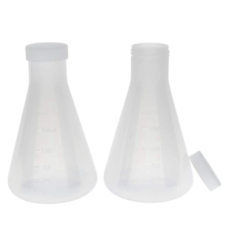 Laboratory Graduated Plastic Conical Erlenmeyer Flask, Measurable, Smooth Thick Wall, 4 Bottles Of 250Ml
Laboratory Graduated Plastic Conical Erlenmeyer Flask, Measurable, Smooth Thick Wall, 4 Bottles Of 250Ml