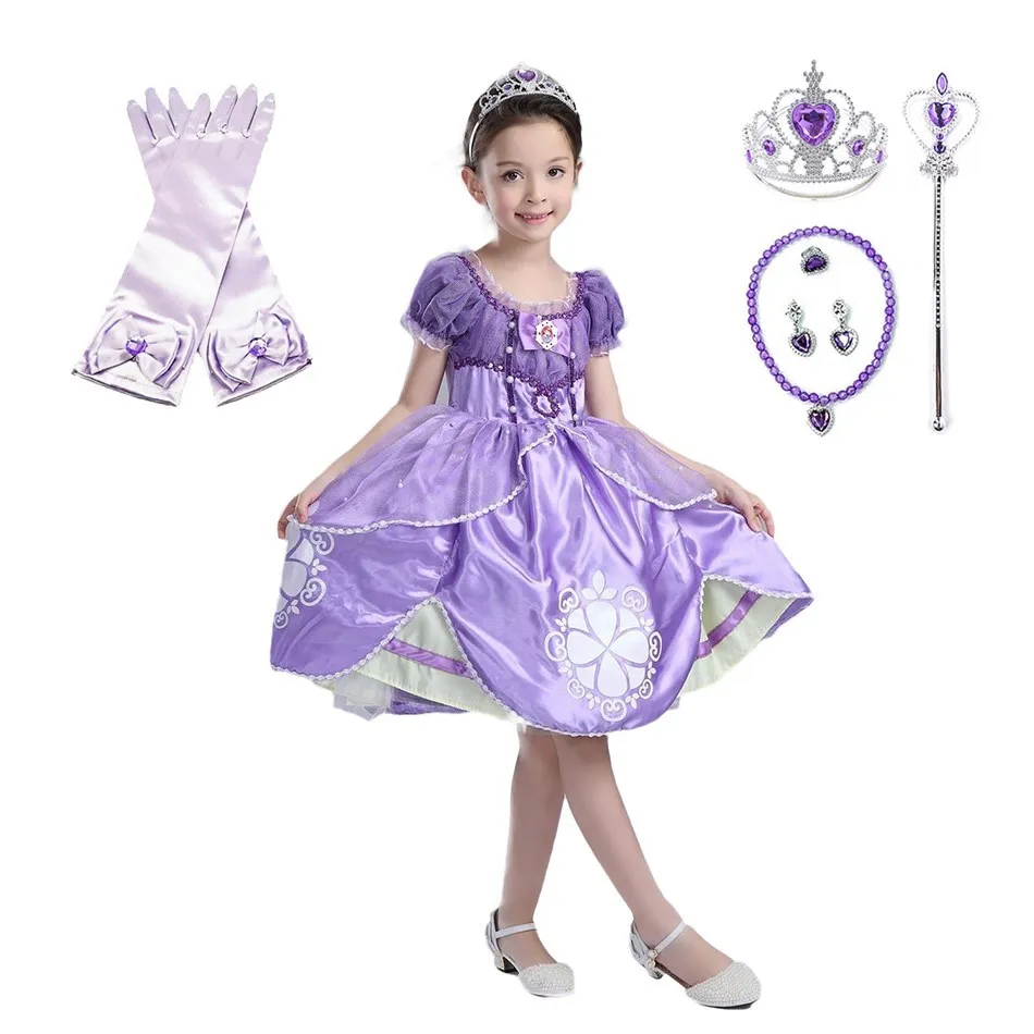 Sofia The First Sofia Costume Rpunzel Dress For Birthday Children Princess Dress Christmas Purple Dress Kids Candy Clothing
Sofia The First Sofia Costume Rpunzel Dress For Birthday Children Princess Dress Christmas Purple Dress Kids Candy Clothing