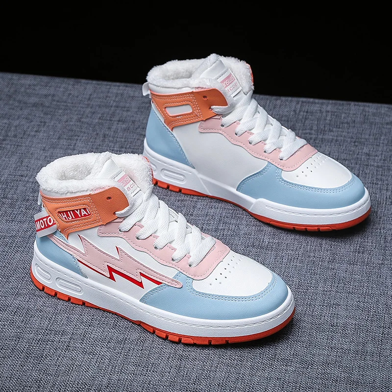 Women's Sneakers 2022 Autumn High-quality High-top Leather Vulcanized Shoes Korean Version of Thick-soled Non-slip Flat Shoes
Women's Sneakers 2022 Autumn High-quality High-top Leather Vulcanized Shoes Korean Version of Thick-soled Non-slip Flat Shoes